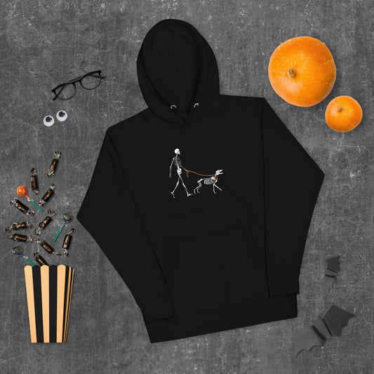 Walking the Dog Unisex Hoodie