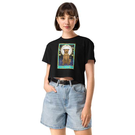 The Pitbull Tarot Card Crop Top